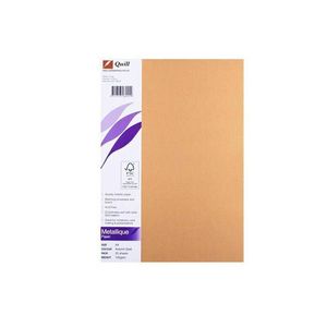Quill A4 Metallique Paper (25pk) (Autumn Gold)