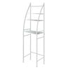 Duxta 3 Tiers Toilet Shelf Bathroom Rack in White Colour