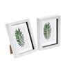 Nicola Spring 2 Piece 5 X 7" 3d Shadow Box Photo Frame Set - Craft Display Picture Frame With 4 X 6" Mount - White