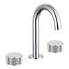 Mondella Resonance Chrome 1/4 Turn Textured Handle Basin Set