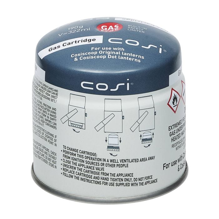 Cosiscoop 190g Pierceable Gas Cartridge