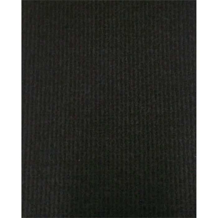 Ideal DIY Floors 2m Black Deco Ribbed Foambak Indoor Carpet