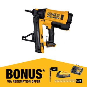 DeWALT C6 Trak-It 18V and Gas Nailer DGN845N-XJ - Bare Unit