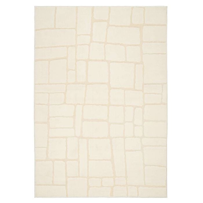 Loopsie-370cm X 280cm-bukta Textured Abstract Neutral Washable Rug