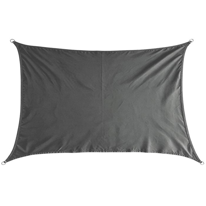Marquee 3 x 5m Charcoal Rectangular Shade Sail