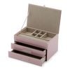 One Six Eight London Gabriella Dusty Rose Medium Jewellery Box