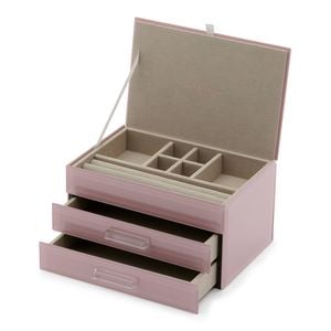 One Six Eight London Gabriella Dusty Rose Medium Jewellery Box