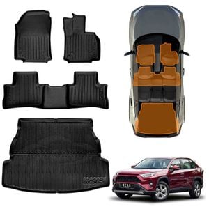 3D Floor Mats Boot Liner for Toyota RAV4 Rav 4 XA50 2019-2025 All Weather Cargo Trunk Luggage Tray