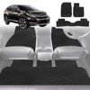 6D Diamond Car Floor Mats for Honda CR-V 2017-2022-Full Set-Black-Outback GT