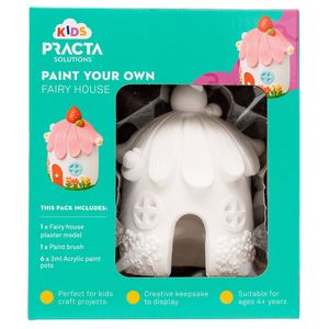 Practa Kids Paint Your Own Fairy House Kit