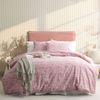 Park Avenue Egyptian Cotton Flannelette Quilt Cover Set Ditty Floral Super King