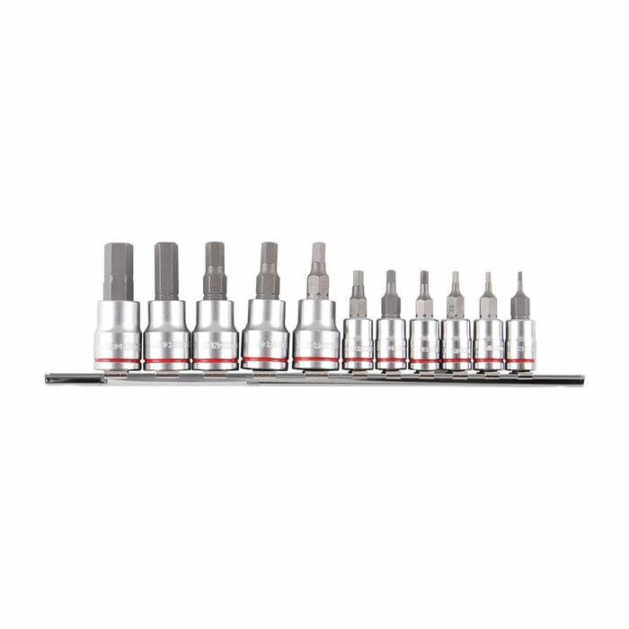 Kincrome 11 Piece 1/4" And 3/8" Drive Imperial Hex Socket Set