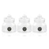 3x Lemon & Lime 1.7L Cookie Glass Jar Container - Clear