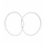 2 X Nutribullet White Rubber Seal - Gasket Ring For 600w  Blender Spare Parts