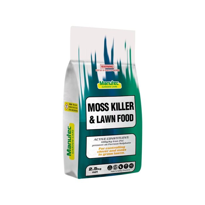 Manutec 2.5kg Moss Killer and Lawn Food