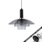 Snap Lighting Pabla Glass Downlight to Pendant Light Conversion Kit Black