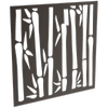 ProtectorAl 300 - 1200 x 300 - 1200mm Black Satin Bamboo Unframed Solid Aluminium Decorative Panel