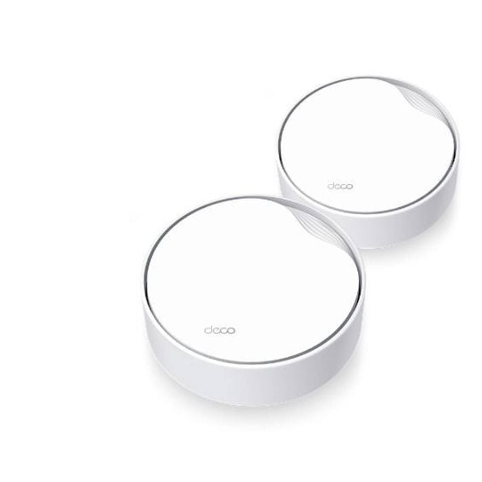TP-Link Deco X50-PoE(2-pack) AX3000 Whole Home Mesh WiFi 6 System with PoE,  574 Mbps at 2.4 GHz + 2402 Mbps at 5 GHz