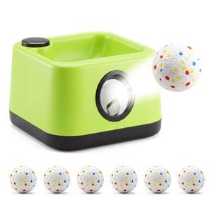 Advwin Dog Ball Launcher 6 ETPU Balls Remote Rechargeable Adjustable Distance 6/9/12m