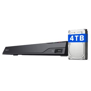 Reolink 16- Channel POE NVR W/ 4TB HDD 24/7 Recording  Supports Up to 16MP Security Camera