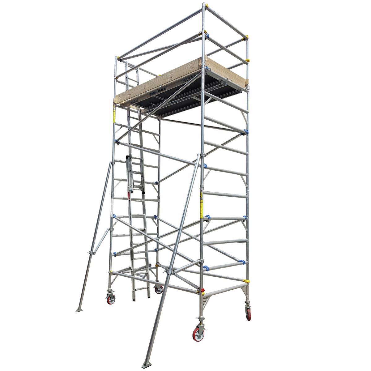 Instant Access 1.3 x 2.5 x 4.5m 225kg Aluminium Double Width Mobile ...
