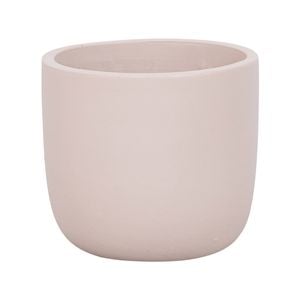 18 x 16cm Cream Plain Ceramic Egg Pot