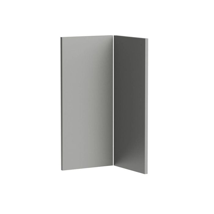 Kaboodle Oyster Modern Corner Base Cabinet Doors - 2 Pack