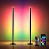 Advwin 2 x Smart LED  Floor Lamp 140cm RGB Light Reading Light App & Remote Control