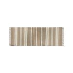Madras Link 60 x 180cm Natural / White Adara Hand Woven Jute Blend Runner