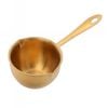 Anygleam 1pc Gold Stainless Steel Mini Pouring Pot Sauce Butter Milk Chocolate Heating Pot with Handle Kitchen Tool