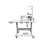 SINGER 142G E Series Single Needle Integrated Lockstitch Sewing Machine & Table 2 Piece