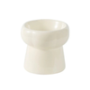 Petal Style Tall Ceramic Cat Bowls- White - 12*12*11cm (L*W*H)