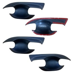 Door Handles Bowl Inserts Cover for Nissan Navara D23 NP300 2015-2025 Matt Black protector