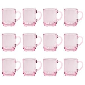 Duralex Versailles Glass Mugs - 260ml - Pack of 12