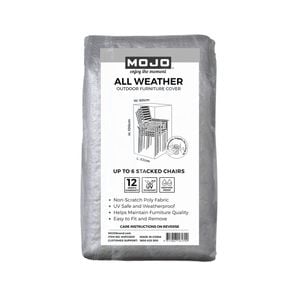 Mojo All Weather 6 Stack Of Chairs Outdoor Furniture Cover
