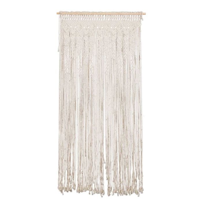 P&P Beige Macrame Handwoven Door Curtain / Room Divider