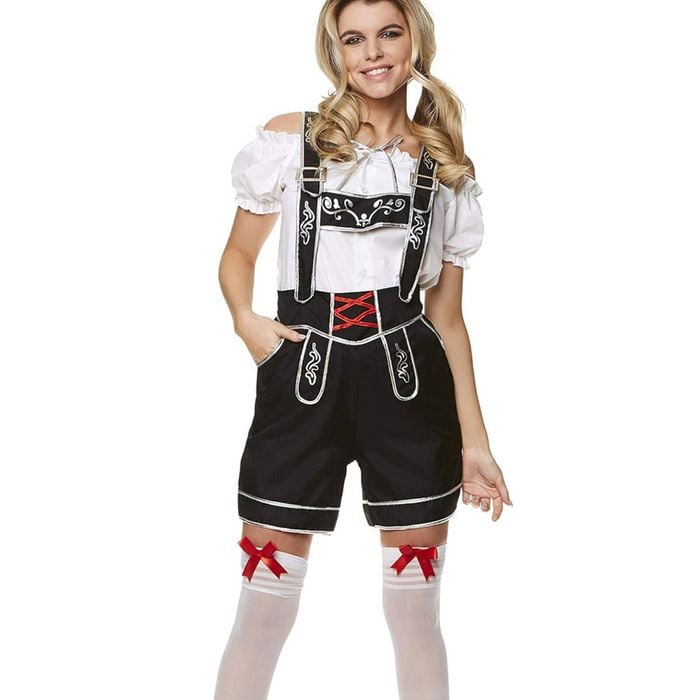 Miss Oktoberfest Plus Size Womens Lederhosen Costume - Xlarge