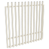 ProtectorAl 1201-1500W x 1500H Surfmist Aluminium Batten Garden Gate