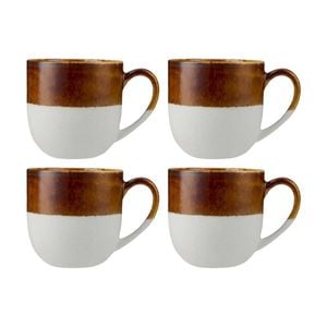 4pk Maxwell & Williams The Mug Club Horizon Mug 410ml - Brown