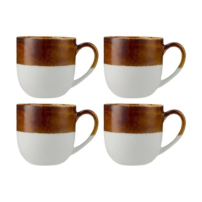 4pk Maxwell & Williams The Mug Club Horizon Mug 410ml - Brown