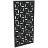 ProtectorAl 300-1200w x 1201-2400h Gloss Black/Satin Black Mosaic Unframed Composite Deco Panel