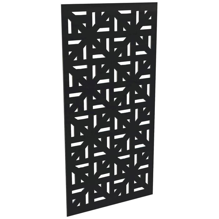 ProtectorAl 300-1200w x 1201-2400h Gloss Black/Satin Black Mosaic Unframed Composite Deco Panel