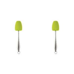 2PK Dexas Gadget Silicone 29cm Spoonula Cooking Utensil - Green