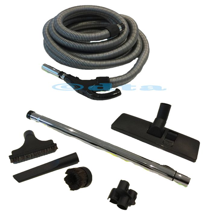 12 Metre Kit - Premium Ducted Vacuum Cleaner Switch Hose And Accessories