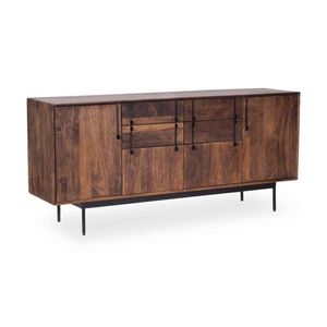 SERINA 170cm Sideboard Buffet Solid Mango Wood Modern Furniture