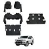 AUSGO 7D Injection Floor Mats & Boot Liner Set For Toyota Land Cruiser 200 Series LC200 Altitude / VX / Sahara 2007-2012
