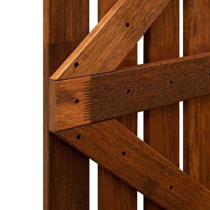 SpecRite 1800 x 900mm Merbau Pre-Oiled Vertical Slat Gate