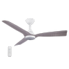 Four Seasons Living > Ventura 52" DC Ceiling Fan with Remote Control > White / Driftwood