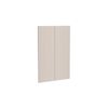 Kaboodle 900mm Cannellini V-Groove Medium Pantry Doors - 2 Pack
