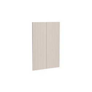 Kaboodle 900mm Cannellini V-Groove Medium Pantry Doors - 2 Pack